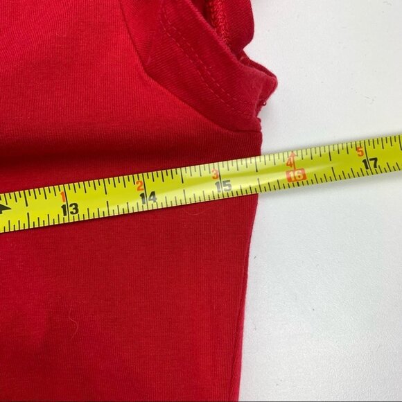 THYME Red  V-Neck Maternity Top XS - Picture 4 of 6